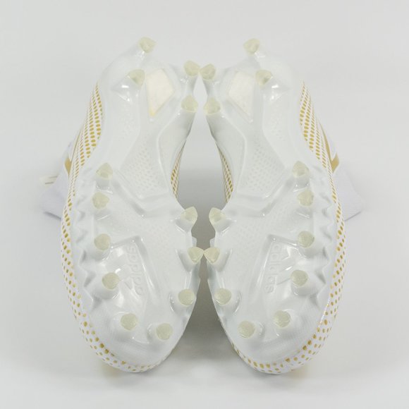 Adidas Mens Freak Ultra 22 'White Gold Metallic' Football Cleat GX7979 size 11.5 - Picture 8 of 10